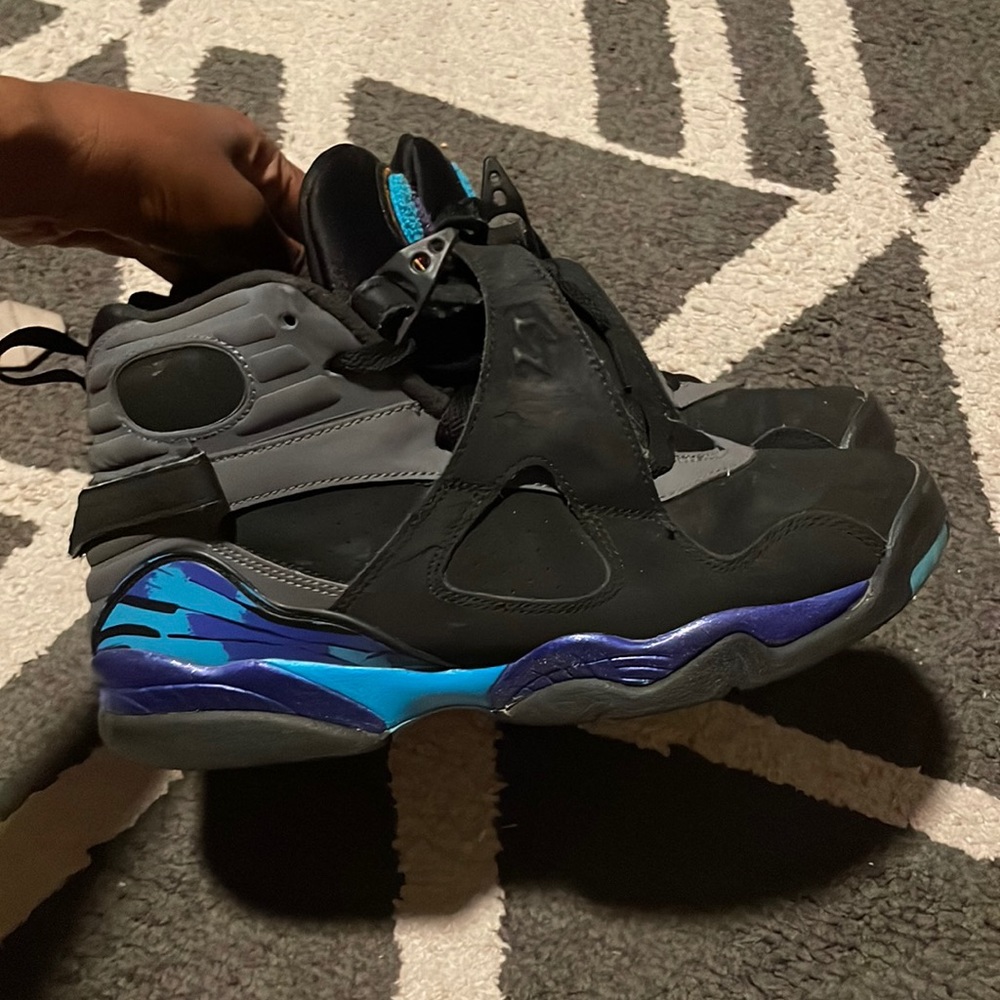 Air Jordan aqua 8s 7y